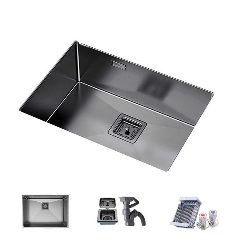 Modern Style Kitchen Sink Noise-cancelling Design Stainless Steel Kitchen Sink