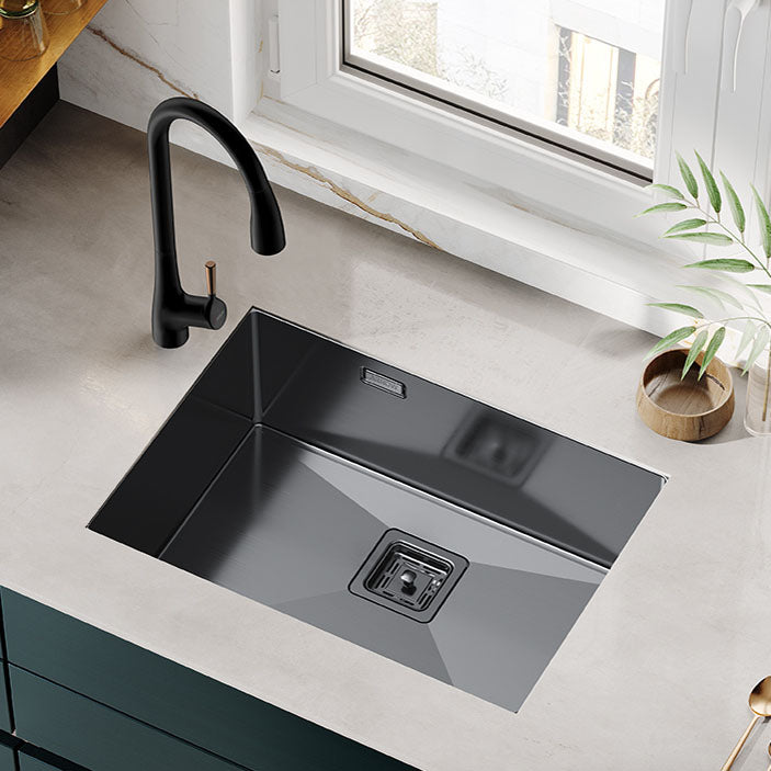 Modern Style Kitchen Sink Noise-cancelling Design Stainless Steel Kitchen Sink