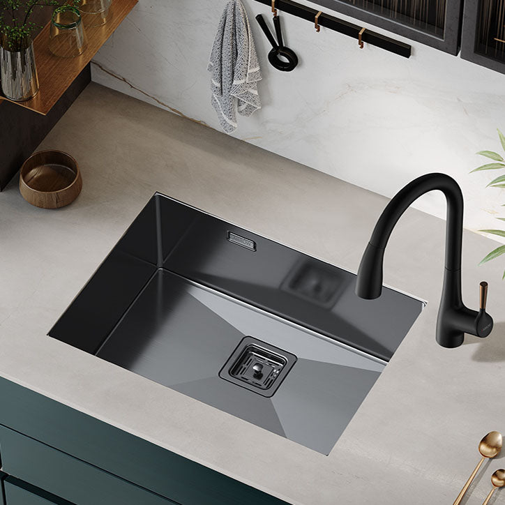 Modern Style Kitchen Sink Noise-cancelling Design Stainless Steel Kitchen Sink