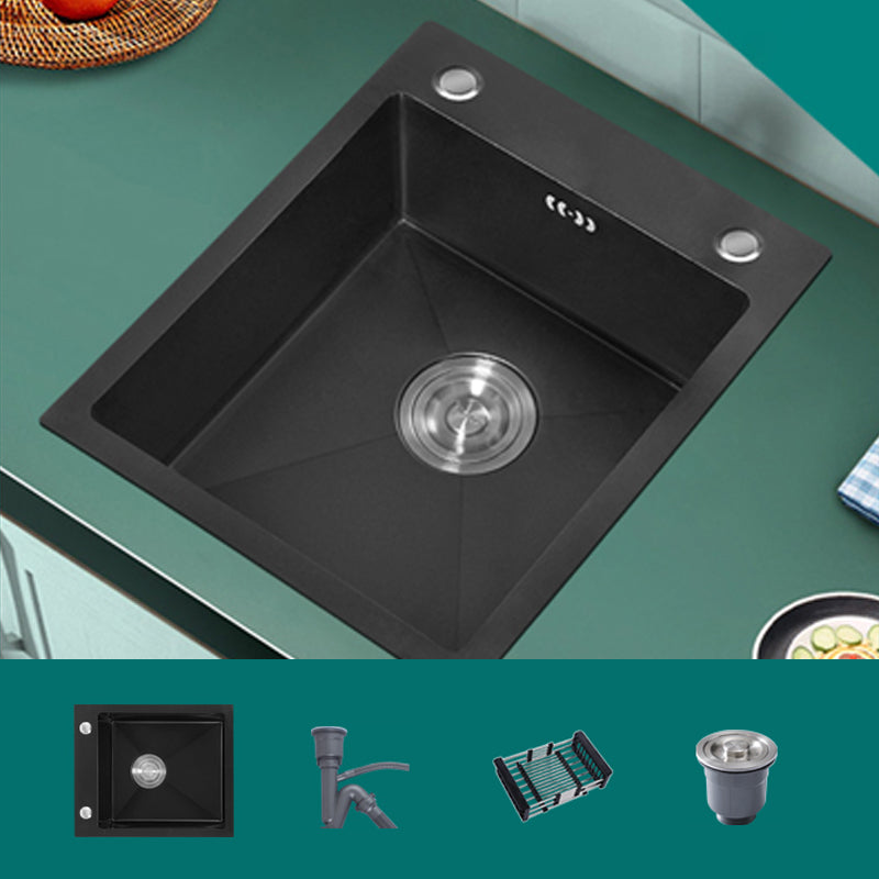 Modern Style Kitchen Sink Stainless Steel Rectangle Drop-In Kitchen Sink