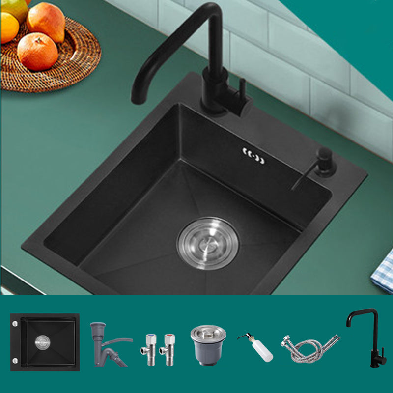 Modern Style Kitchen Sink Stainless Steel Rectangle Drop-In Kitchen Sink