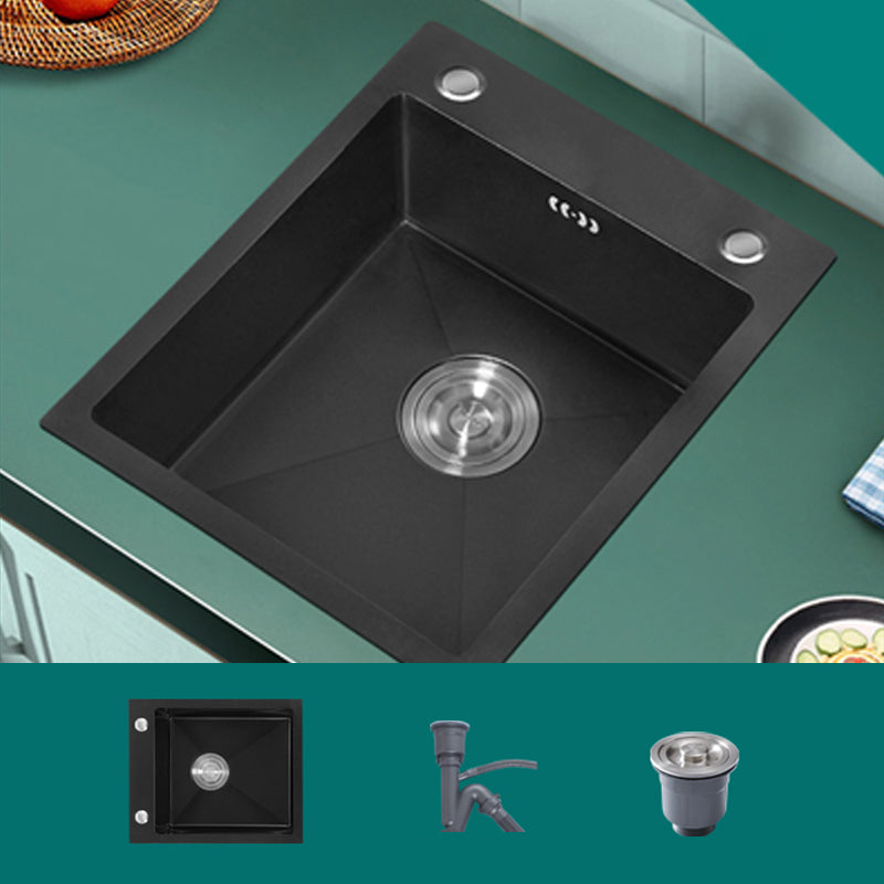 Modern Style Kitchen Sink Stainless Steel Rectangle Drop-In Kitchen Sink