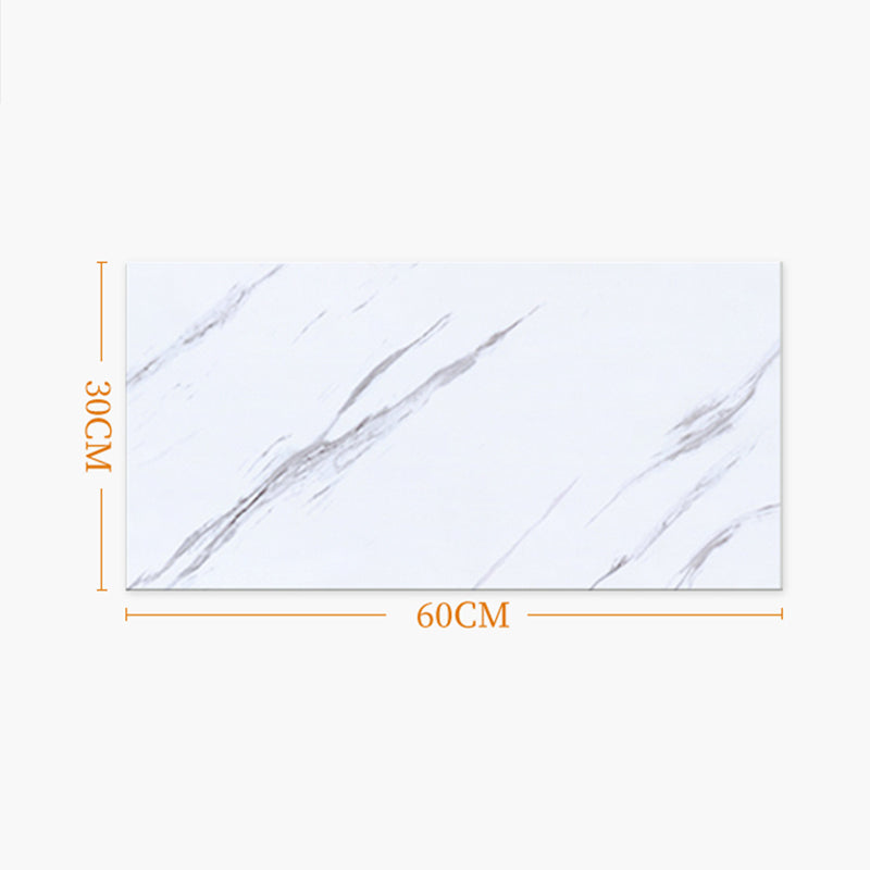 Modern Backsplash Wallpaper Marble Print Peel and Stick Backsplash Tile for Bathroom