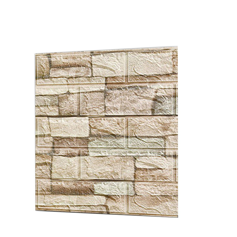 Farmhouse Wall Plank 3D Brick Bathroom and Living Room Wall Panels Set of 2