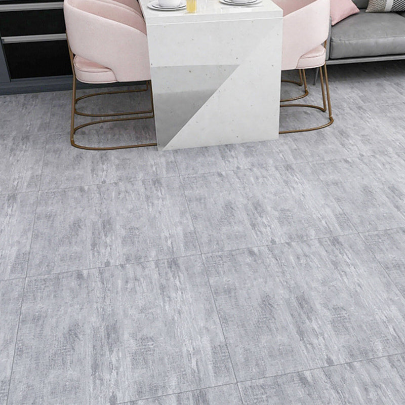 Square Peel & Stick Vinyl Flooring Stone Design PVC Flooring for Living Room