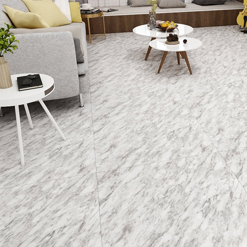 Square Peel & Stick Vinyl Flooring Stone Design PVC Flooring for Living Room