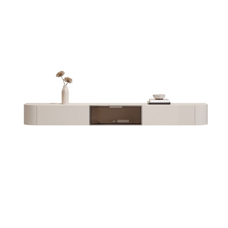 Contemporary TV Media Console Floating TV Console with 2 Drawers