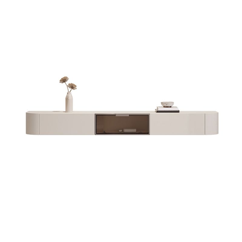 Contemporary TV Media Console Floating TV Console with 2 Drawers