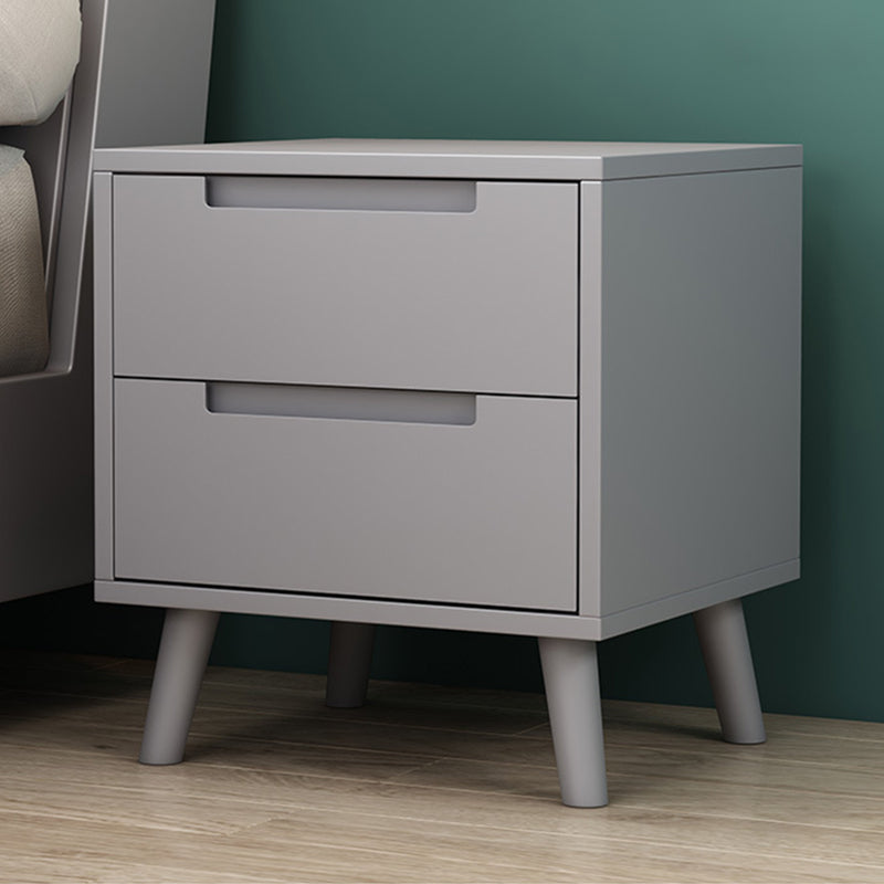 Modern Bed Nightstand Solid Wood Accent Table Nightstand for Bedroom