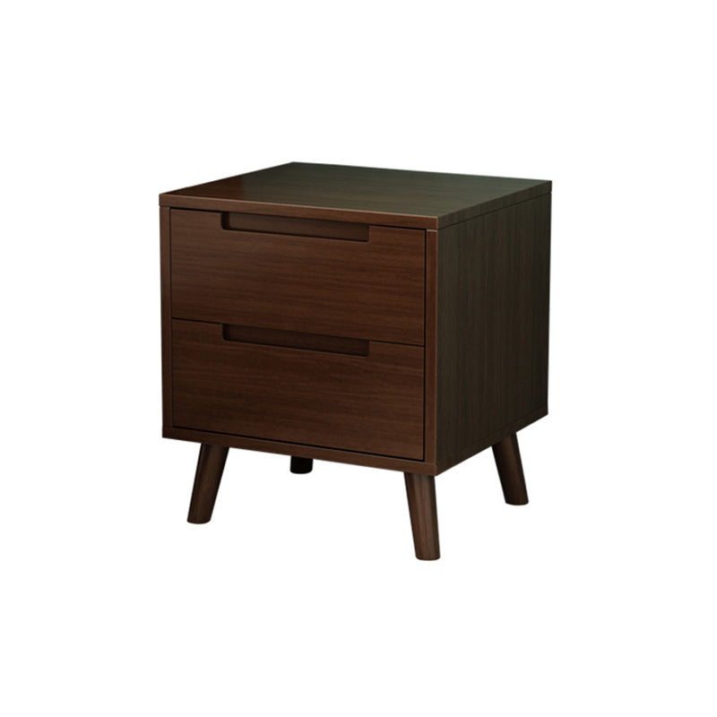 Modern Bed Nightstand Solid Wood Accent Table Nightstand for Bedroom