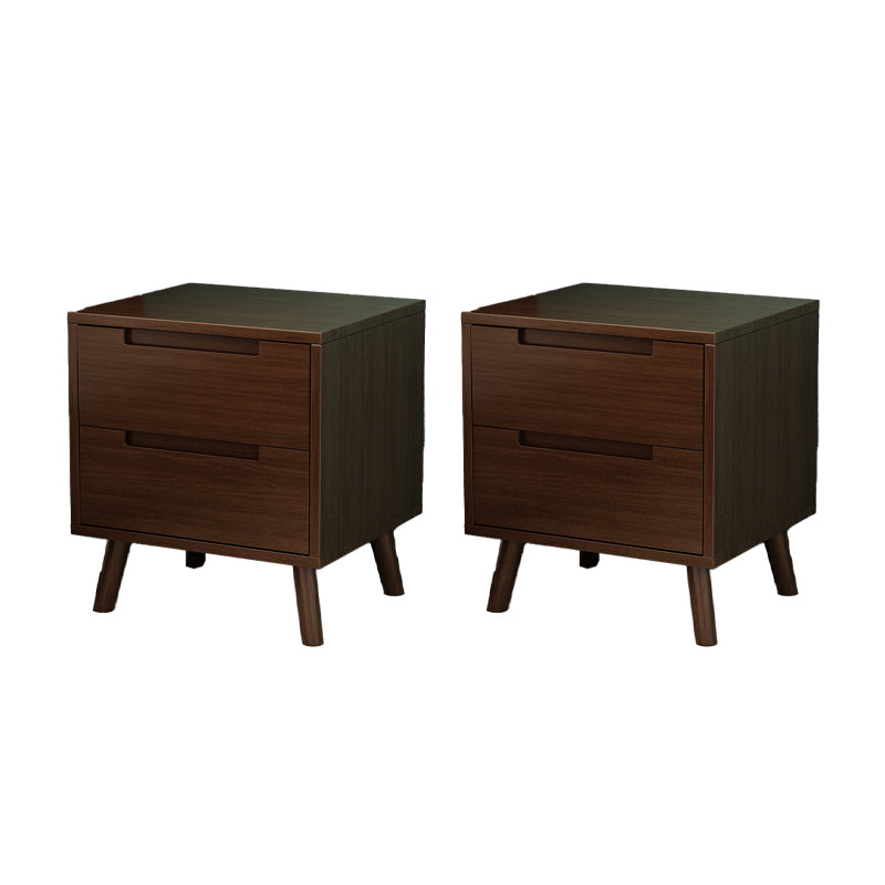 Modern Bed Nightstand Solid Wood Accent Table Nightstand for Bedroom