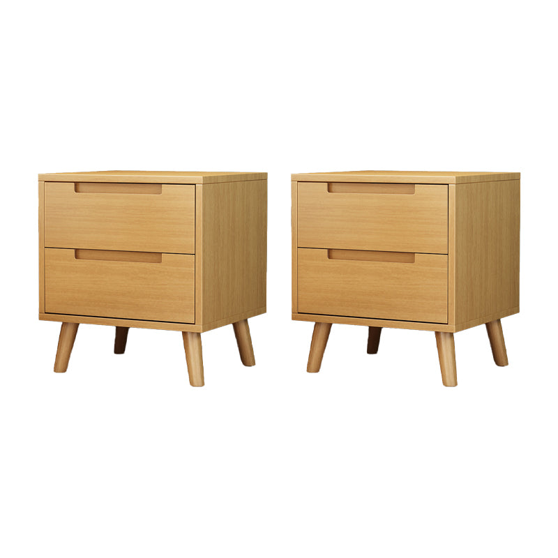 Modern Bed Nightstand Solid Wood Accent Table Nightstand for Bedroom