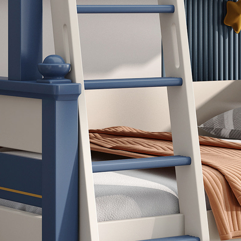 Storage Guardrail Bunk Bed Mattress Included Bed with Headboard