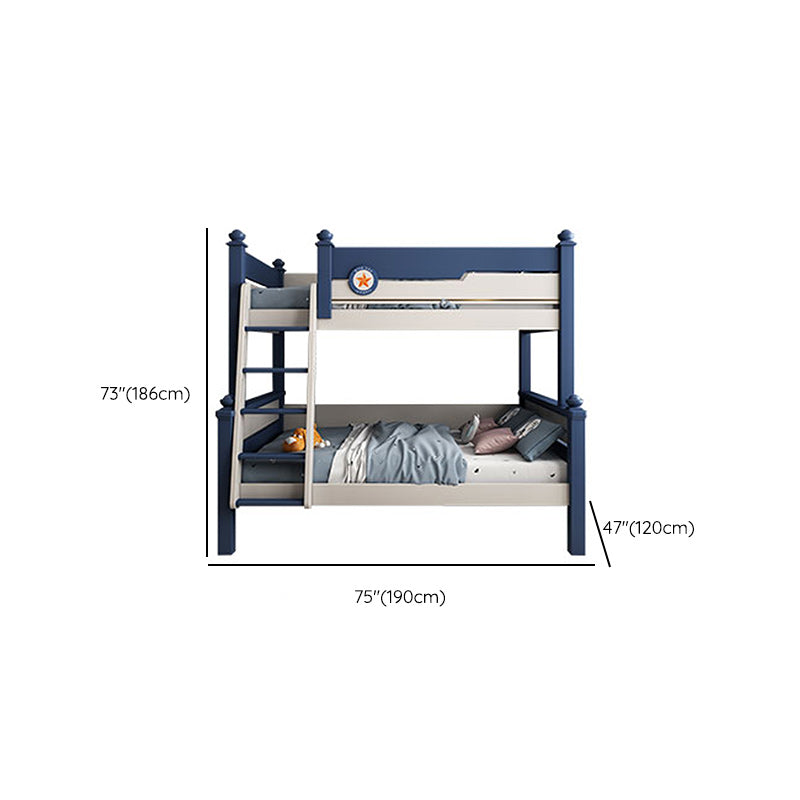 Storage Guardrail Bunk Bed Mattress Included Bed with Headboard