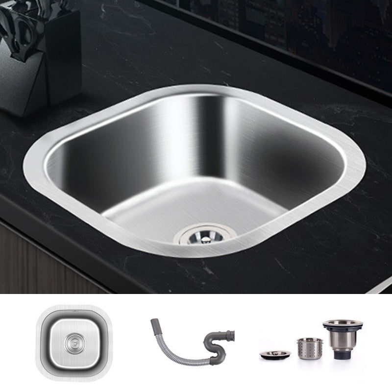 Modern Style Kitchen Sink Stainless Steel Kitchen Sink with Oval Shape