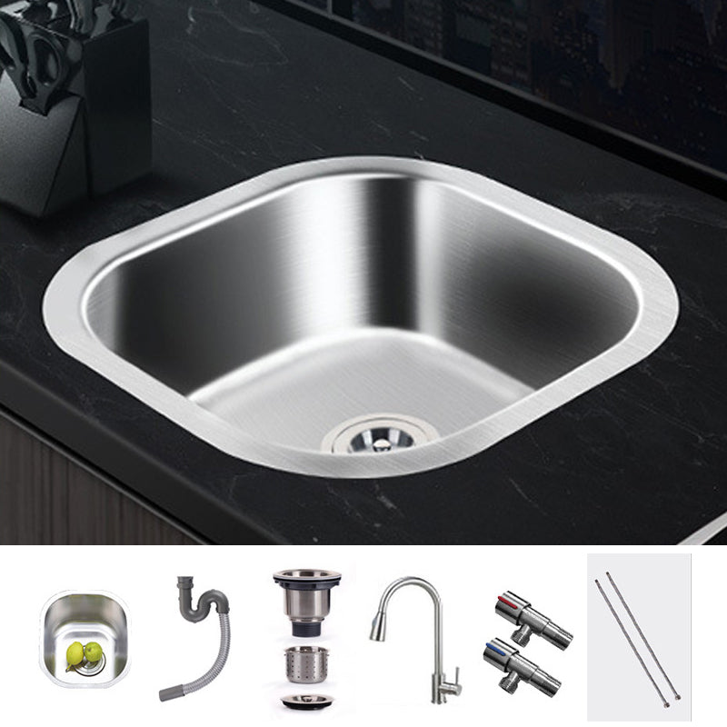 Modern Style Kitchen Sink Stainless Steel Kitchen Sink with Oval Shape