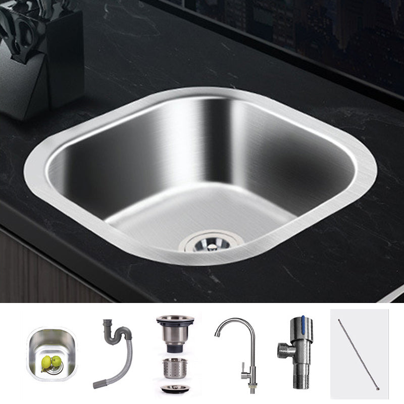 Modern Style Kitchen Sink Stainless Steel Kitchen Sink with Oval Shape