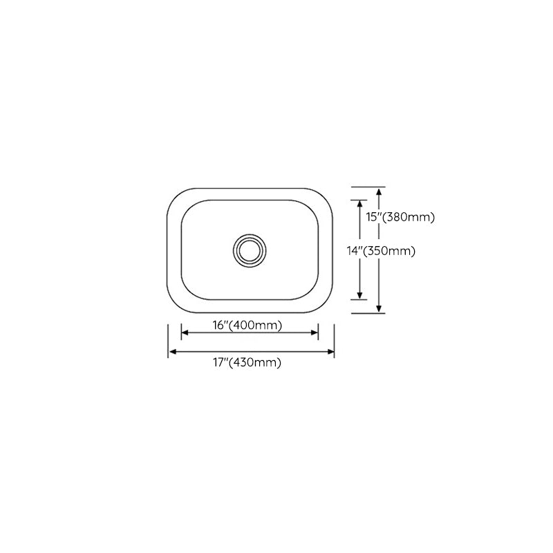 Modern Style Kitchen Sink Stainless Steel Kitchen Sink with Oval Shape