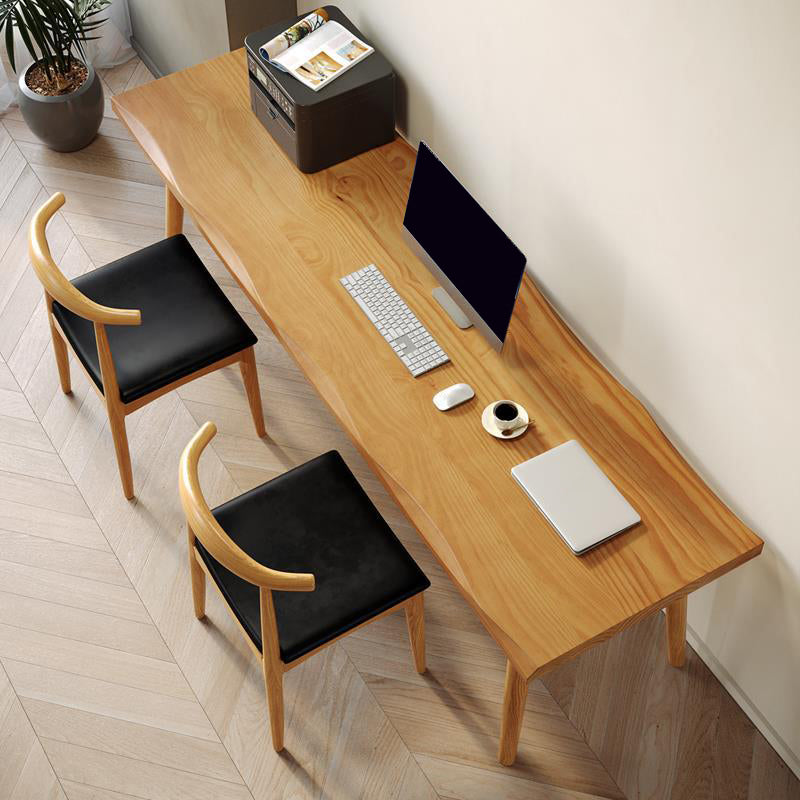 Contemporary Solid Wood Office Desk Rectangular Writing Desk for Office