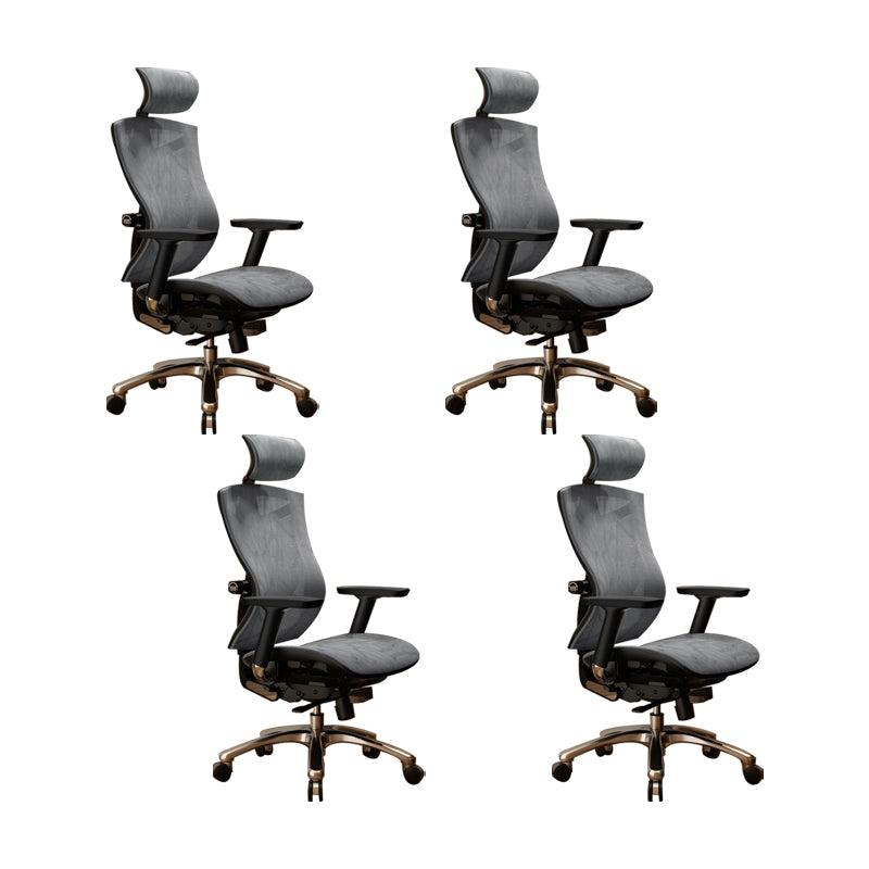 Modern Office Chair Removable Arms Adjustable Seat Height Desk Chair with Wheels