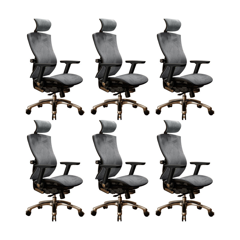 Modern Office Chair Removable Arms Adjustable Seat Height Desk Chair with Wheels