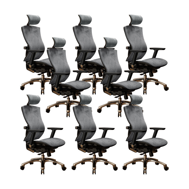 Modern Office Chair Removable Arms Adjustable Seat Height Desk Chair with Wheels