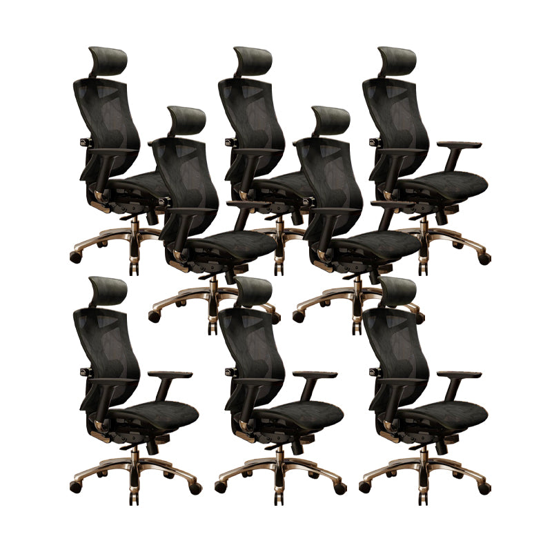 Modern Office Chair Removable Arms Adjustable Seat Height Desk Chair with Wheels