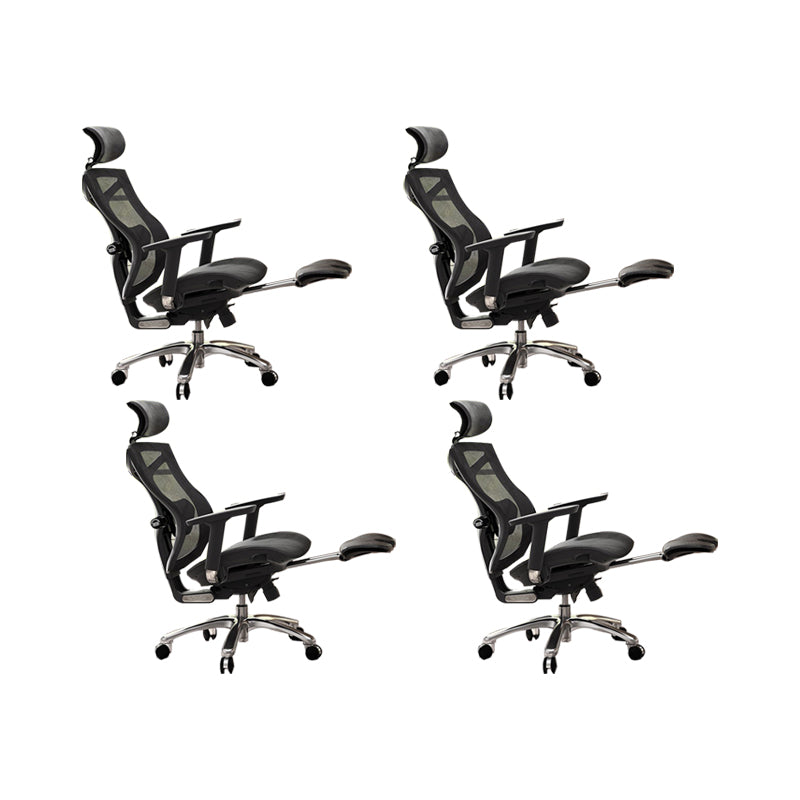 Modern Office Chair Removable Arms Adjustable Seat Height Desk Chair with Wheels