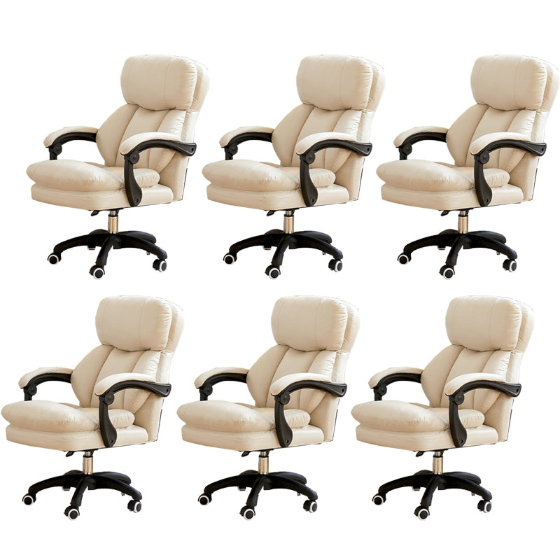 Modern Swivel Chair Adjustable Seat Height Tilt Mechanism Office Chair with Wheels