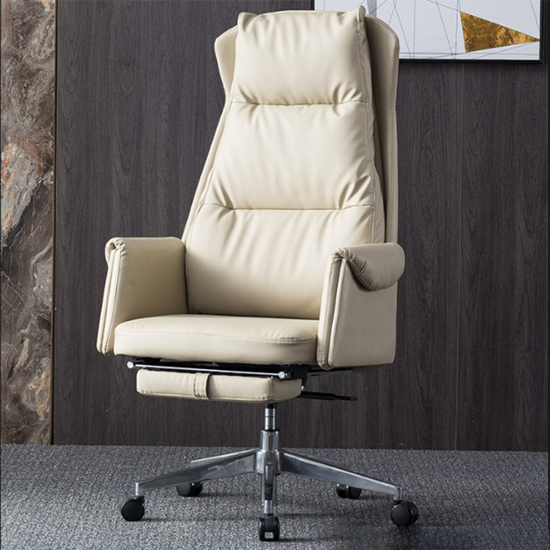 Contemporary Leather Executive Chair Swivel Managers Chair for Office