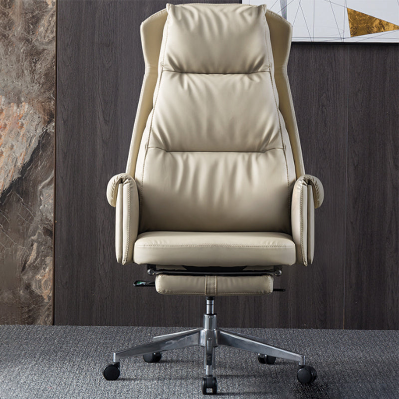 Contemporary Leather Executive Chair Swivel Managers Chair for Office