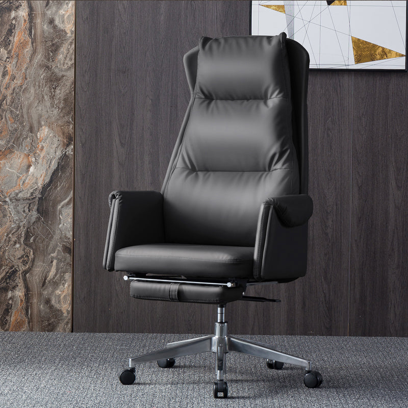 Contemporary Leather Executive Chair Swivel Managers Chair for Office