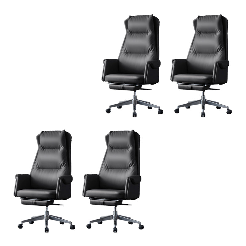 Contemporary Leather Executive Chair Swivel Managers Chair for Office