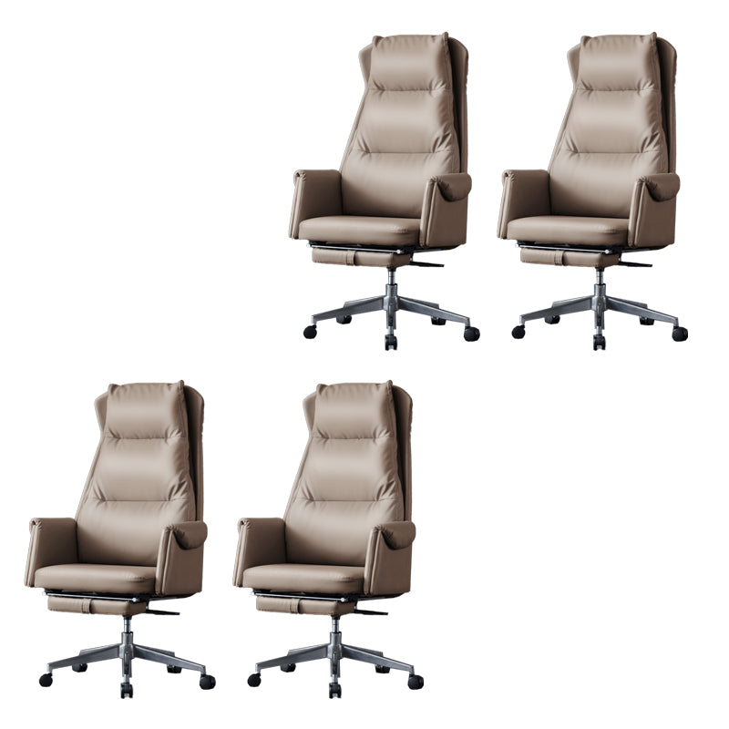 Contemporary Leather Executive Chair Swivel Managers Chair for Office