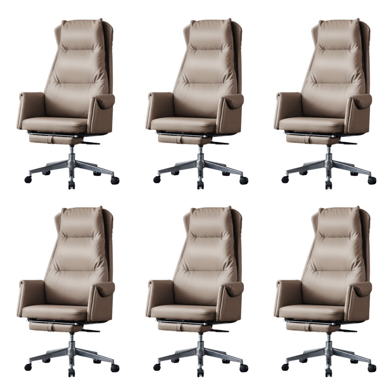 Contemporary Leather Executive Chair Swivel Managers Chair for Office