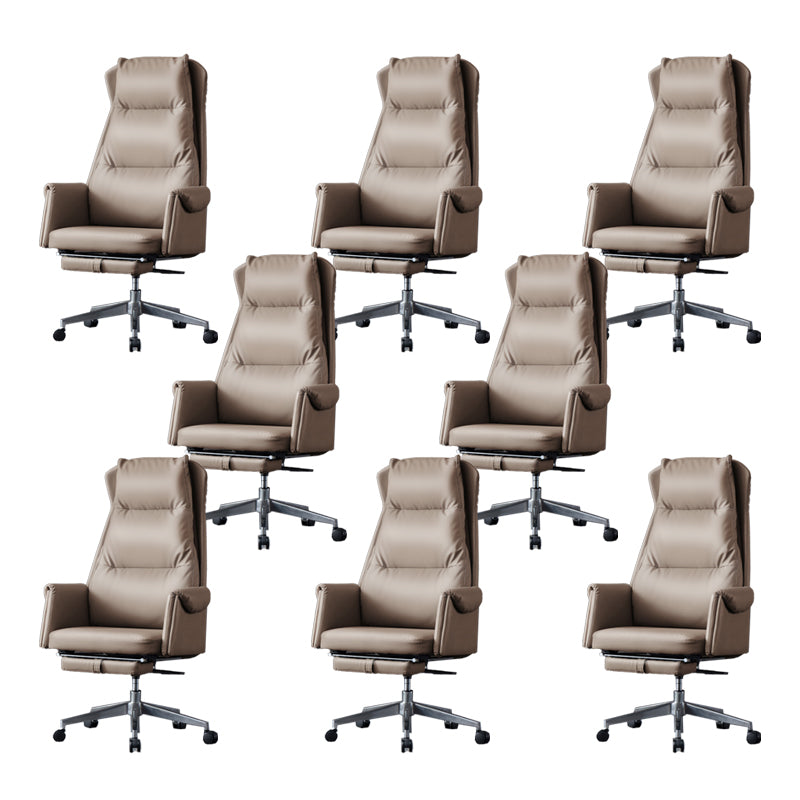 Contemporary Leather Executive Chair Swivel Managers Chair for Office