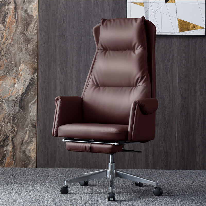 Contemporary Leather Executive Chair Swivel Managers Chair for Office