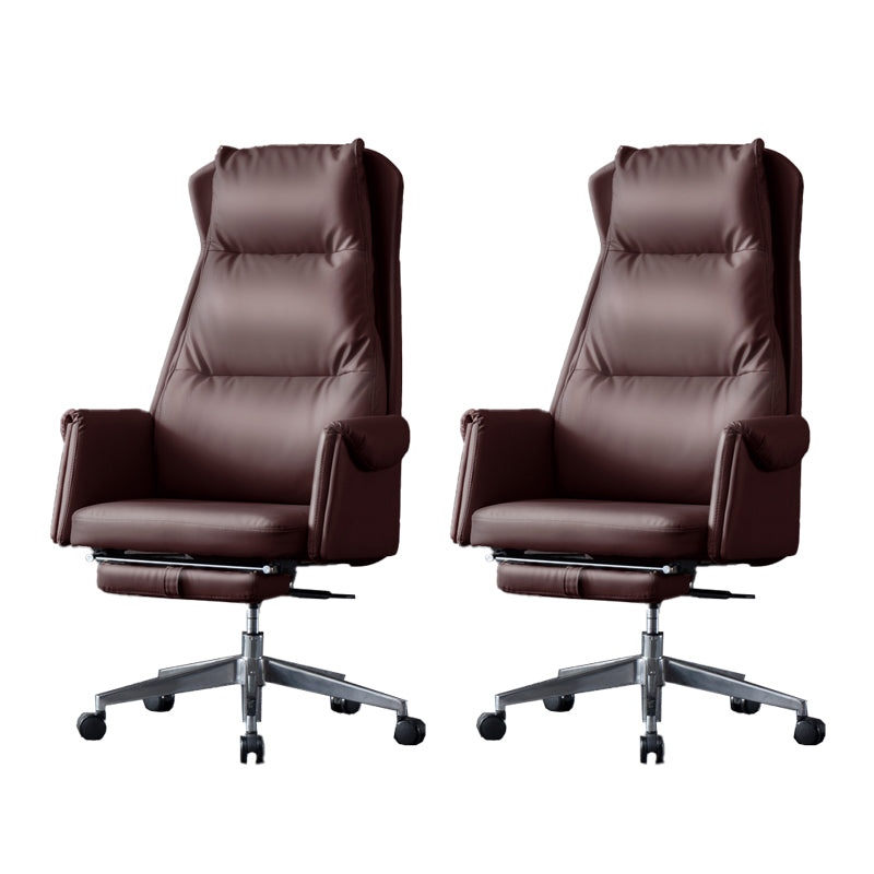 Contemporary Leather Executive Chair Swivel Managers Chair for Office