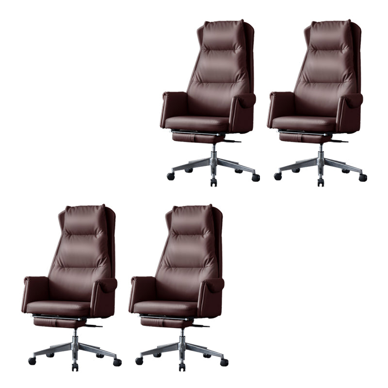 Contemporary Leather Executive Chair Swivel Managers Chair for Office