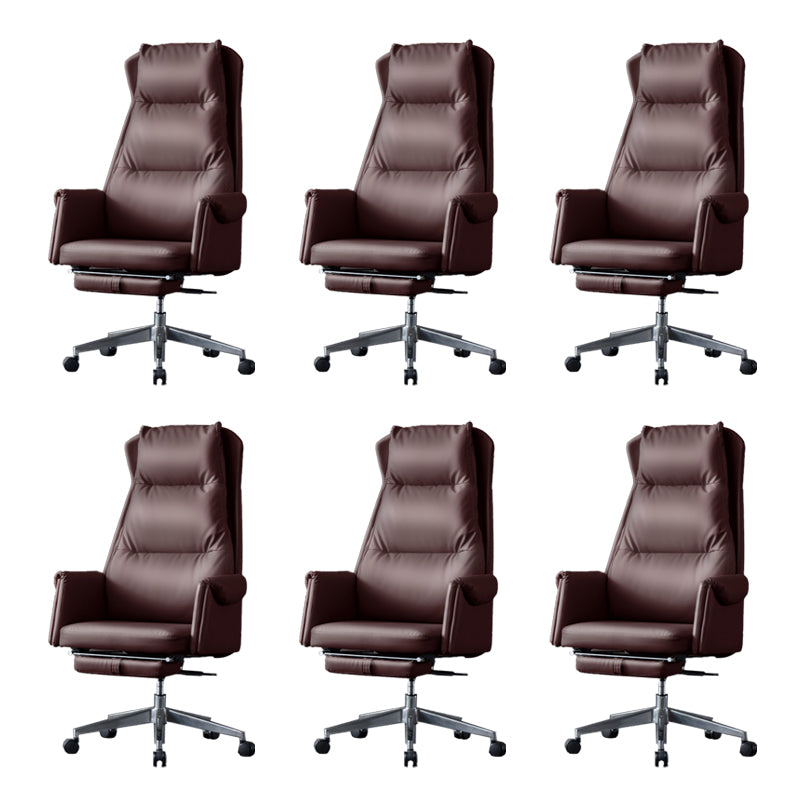 Contemporary Leather Executive Chair Swivel Managers Chair for Office