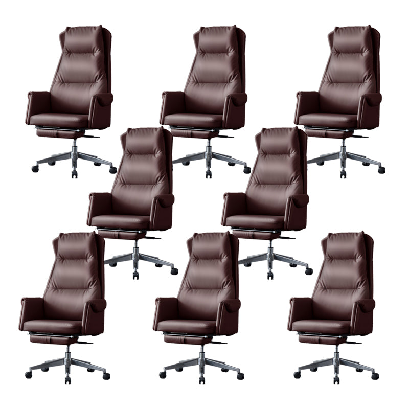 Contemporary Leather Executive Chair Swivel Managers Chair for Office