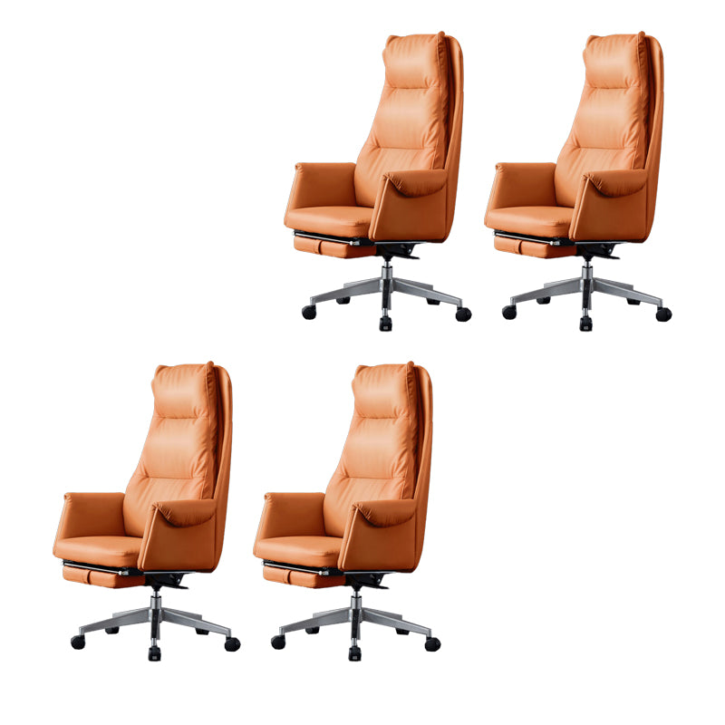 Contemporary Leather Executive Chair Swivel Managers Chair for Office