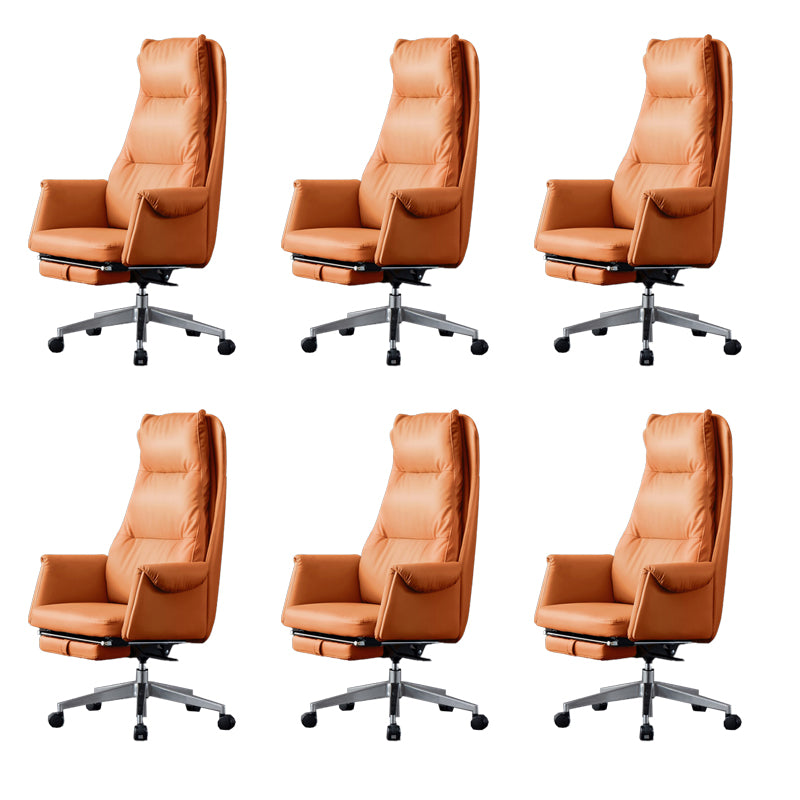 Contemporary Leather Executive Chair Swivel Managers Chair for Office