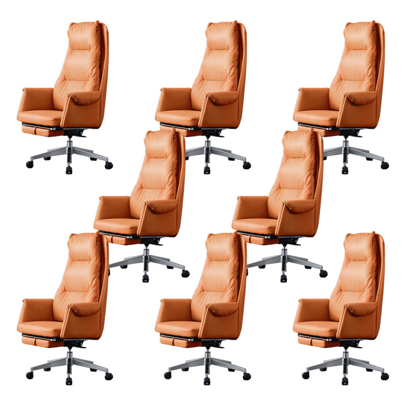 Contemporary Leather Executive Chair Swivel Managers Chair for Office