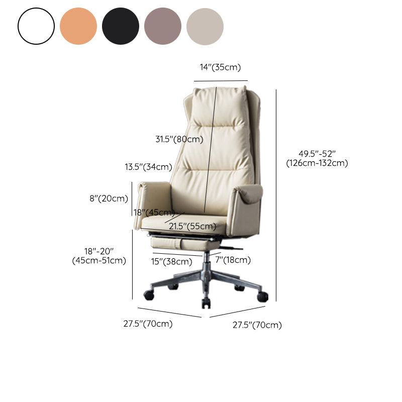 Contemporary Leather Executive Chair Swivel Managers Chair for Office