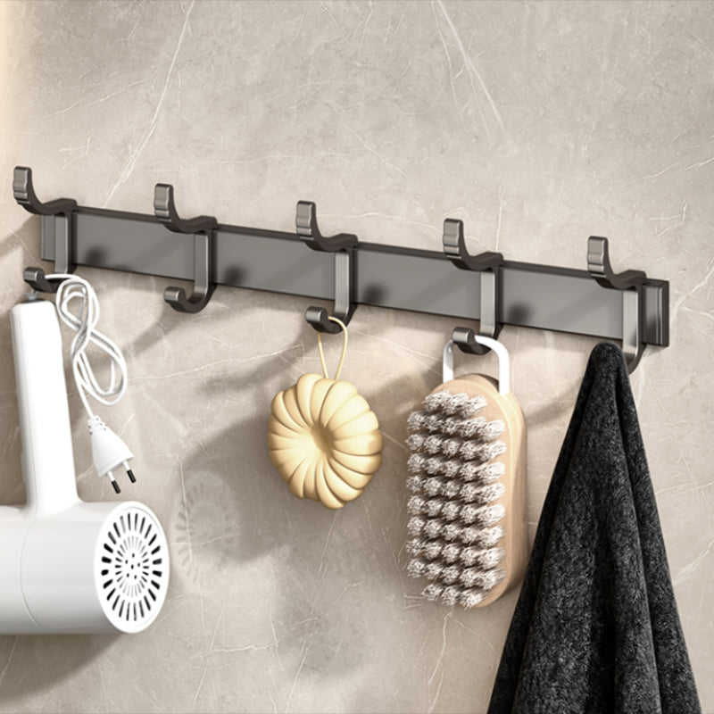 Modern Grey Bathroom Set Paper Holder Bath Shelf Bathroom Hardware Set