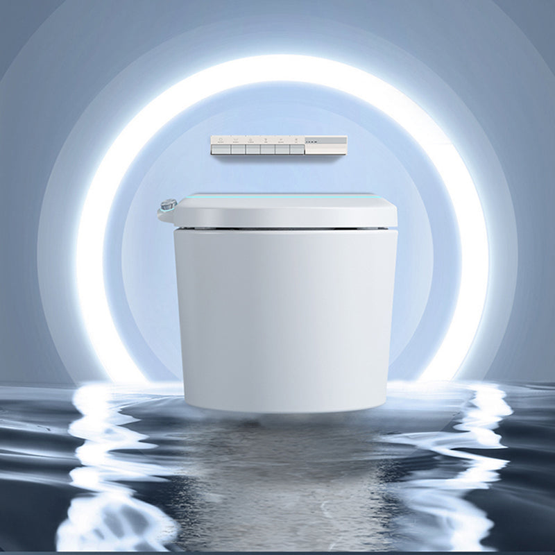 Elongated Smart Bidet without Water Pressure Control Horizontal Bidet