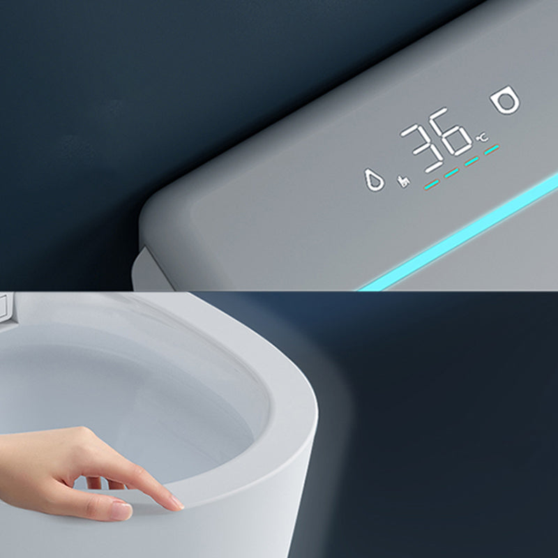 Elongated Smart Bidet without Water Pressure Control Horizontal Bidet