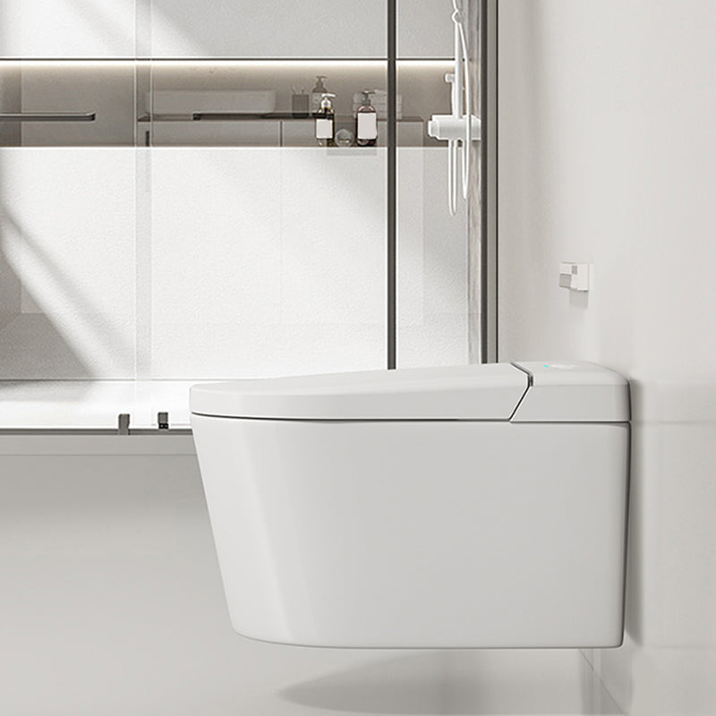 Elongated Smart Bidet without Water Pressure Control Horizontal Bidet