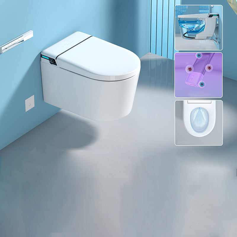 Deodorizing Bidet Warm Air Dryer in White without Water Pressure Control